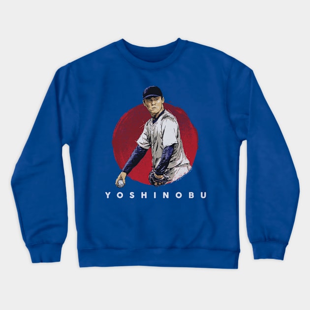 Yoshinobu Yamamoto Los Angeles D Sun Crewneck Sweatshirt by Jesse Gorrell